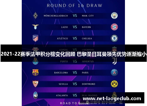 2021-22赛季法甲积分榜变化回顾 巴黎圣日耳曼领先优势逐渐缩小